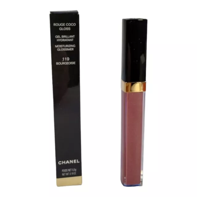 CHANEL ROUGE COCO Gloss Moisturizing Glossimer Lip Gloss Shade 119  BOURGEOISIE $42.90 - PicClick