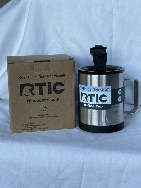 RTIC12oz Coffee Steel Cup Stainless/ Vacuum Insulated |With Spill Proof Lid/ 787