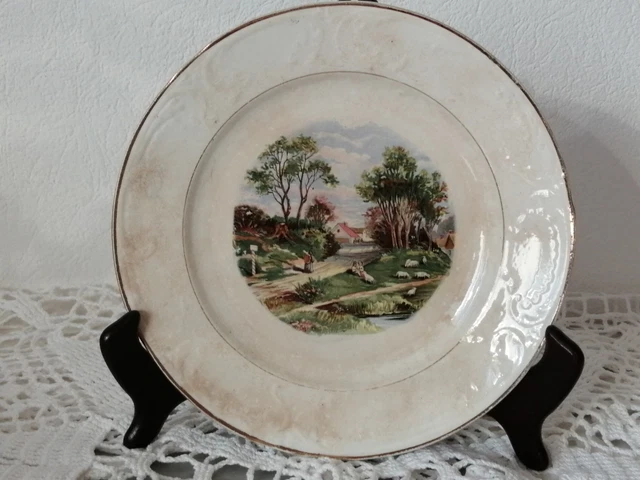 Ancienne Assiette 1898/99 – Terre De Fer HB & Cie – Faïence