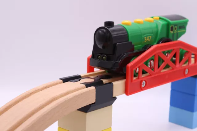 10(Brücken-)Adapter für Duplo-/Brio-/Lillabo-/Playtive-Eisenbahn