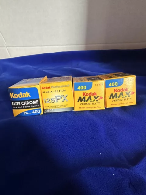 Expired Lot Of Kodak Film, All Unopened Boxes, Kodak Max 400, Elite Chrome