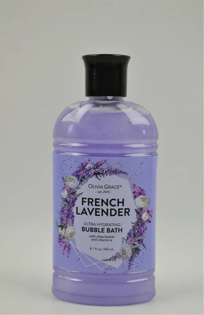 Baño de burbujas de lavanda francesa cereza Olivia Grace 8.1 (sin caja)