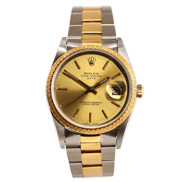 Rolex Oyster Perpetual Datejust Automatic Watch Stainless Steel and Yellow Gold Rolex Oyster Perpetual Datejust Automatic Watch Stainless Steel and Yellow Gold