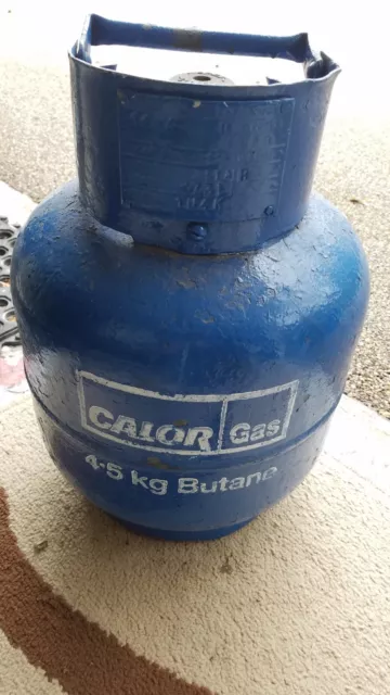 CALOR 4.5KG Butane Gas Bottle, part used