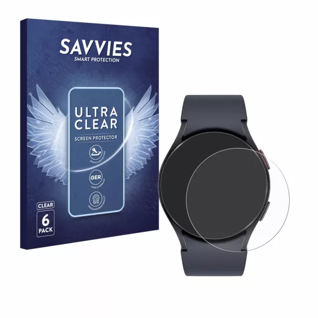 6x Folie für Samsung Galaxy Watch 6 (40 mm) Schutzfolie Displayschutz Display