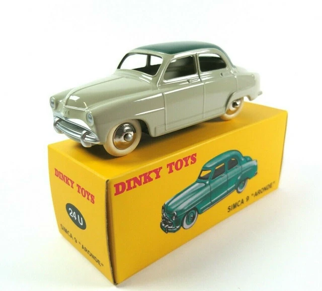 Dinky Toys / Atlas - SIMCA 9 ARONDE gris réf. 24 U Neuf NBO 1/43