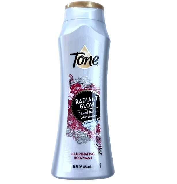 Jabón iluminadora de loto flor de loto diamante brillo radiante tono 16 oz.