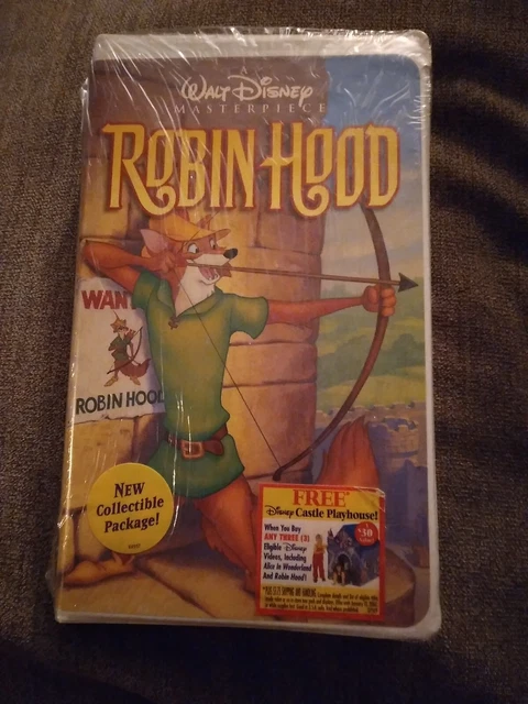 WALT DISNEY'S ROBIN Hood, sealed vhs, masterpiece collection, one owner