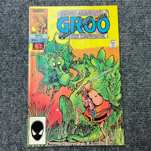Marvel Epic Comics Sergio Aragones GROO The Wanderer #2 NM 9.4