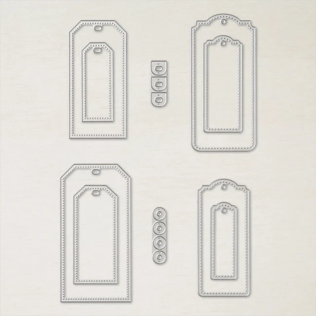 Stampin' UP! JUEGO DE 10 TROQUELES HECHOS A MEDIDA ¡ENVÍO GRATUITO!