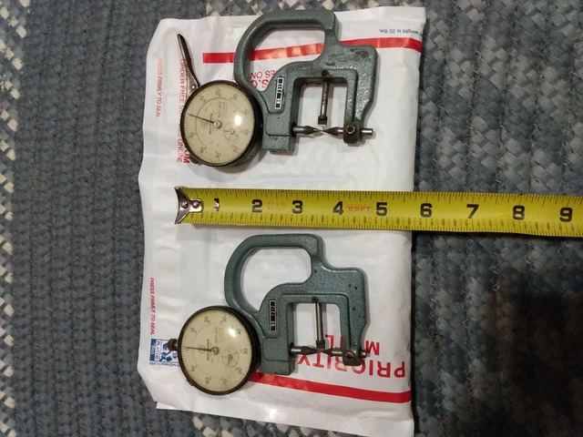 MITUTOYO DIAL THICKNESS Gauge No 7312 Free shipping pick 1 $75.00