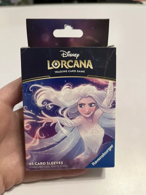 Elsa Card Sleeves Disney Lorcana First Chapter