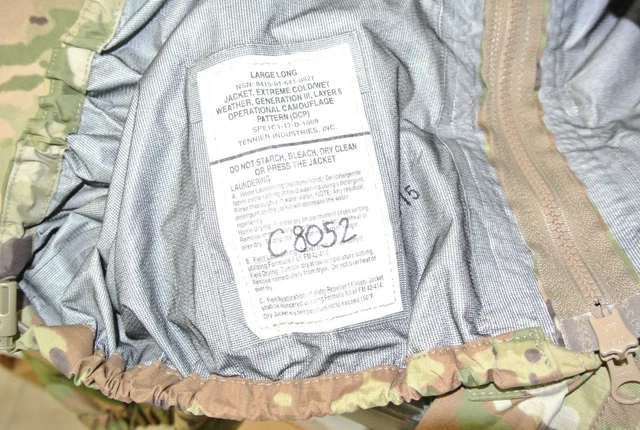 USGI OCP Extreme Cold Wet Weather Jacket Gen III Layer 6 Lg Long Free Shipping 3