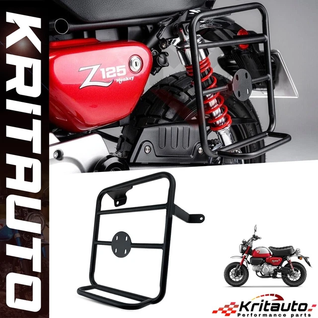 SIDE LUGGAGE RACK Bag Cargo Carry Spare Fuel Tank Honda Monkey125 Z125
