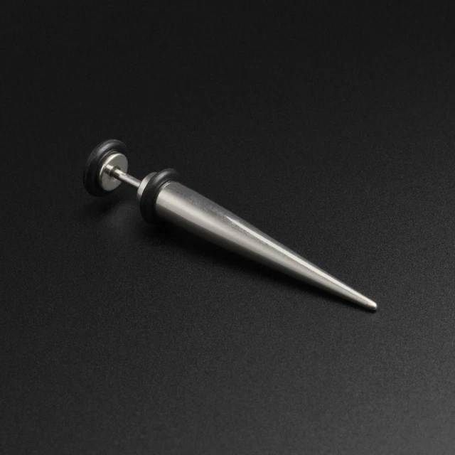 Fake Ear Stretcher Earrings Surgical Steel Faux Gauge Taper SIBJ Quality