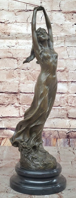 Sculpture Bronze Art Déco / Art Nouveau - Thème Tennis Par Milo