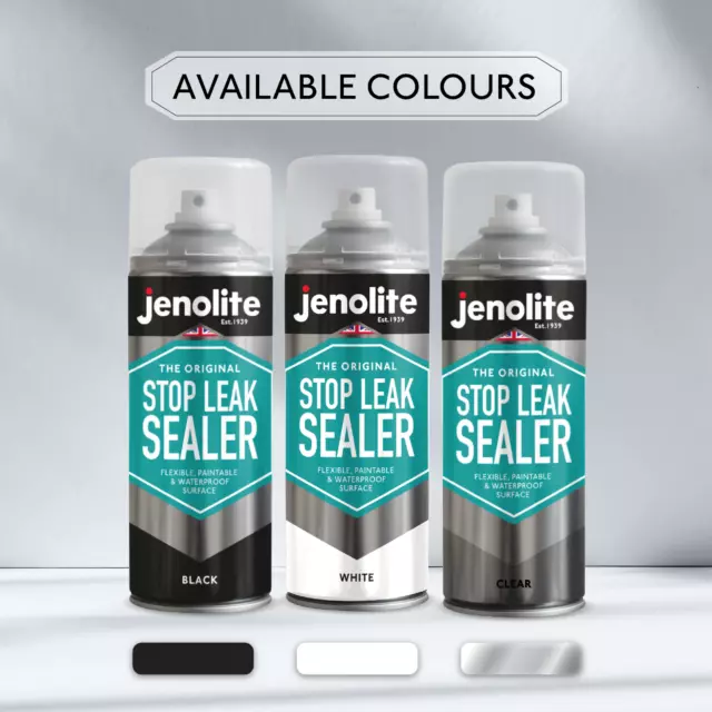 JENOLITE Stop Leak Sealer Spray | Waterproof Sealer | Fills, Seals & Stops Leaks