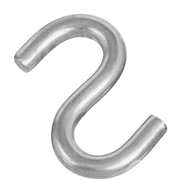 National Hardware  Silver  Stainless Steel  2 in. L S-Hook  1 pk