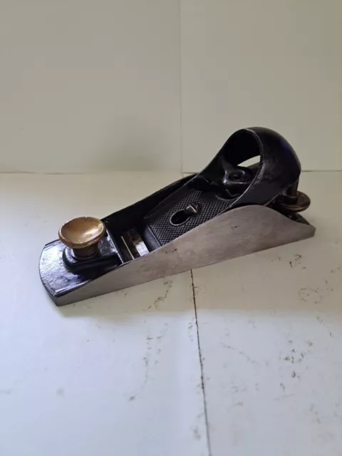 Stanley Bailey No 16 ? Block Plane-6-1/4" L x 1-7/8" W-L Bailey on Blade-