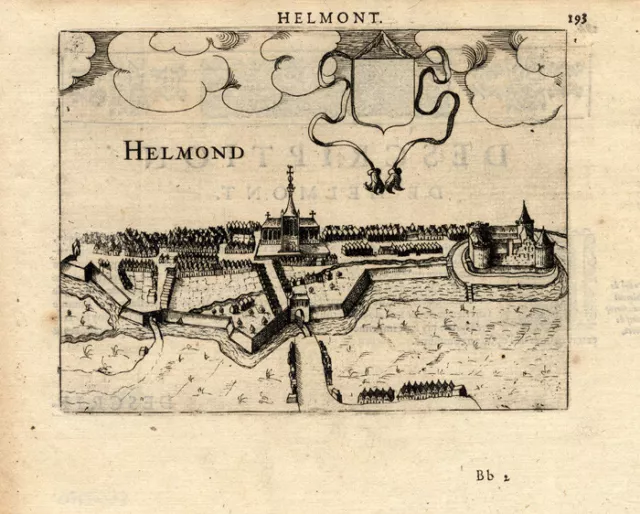 Antique Print-HELMOND-NETHERLANDS-Guicciardini-1613