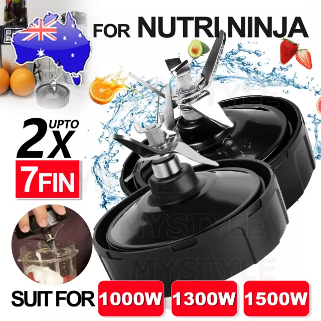 Replacement 7Fin Extractor Blade Blender For Nutri Ninja Auto IQ 1000 1300 1500