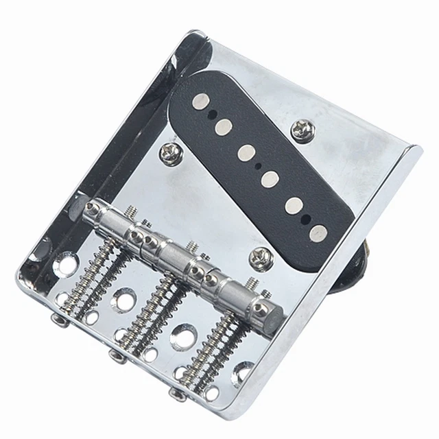 Chrome Vintage 3 Selle Micro Chevalet Pour FENDER Tele TELECASTER Guitare Pièces
