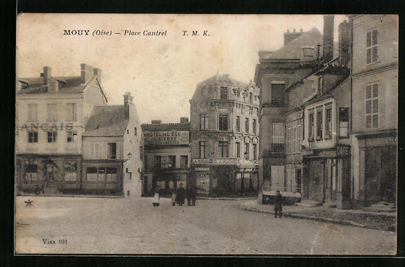 1918 CPA Mouy, Place Cantrel