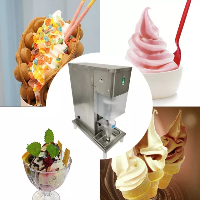 Commercial Fruit Ice Cream Mixer 110V Frozen Yogurt Ice Cream Blending Machine