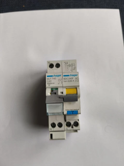 Disjoncteur Différiel Hager ADC716F 16A 30mA - Neuf Bipolaire - Origine France
