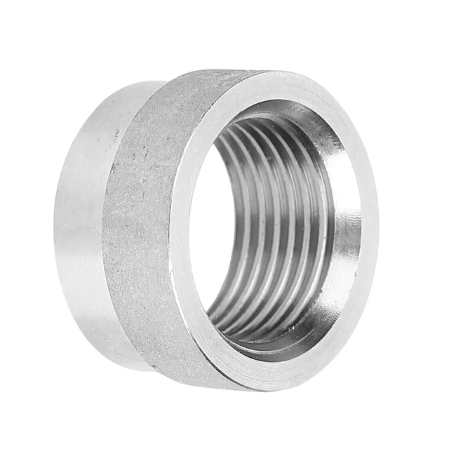 Car O2 Oxygen Sensor Stepped Recessed Nut Bung Part For M18 X 1.5 Threads-304