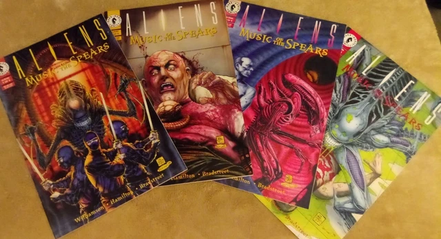 ALIENS: MUSIC OF THE SPEARS (1994) #1-4 COMPLETE SET LOT FULL RUN Dark Horse