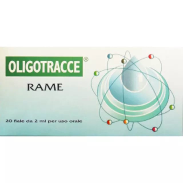Oligotracce Rame 20 Fiale 2 Ml