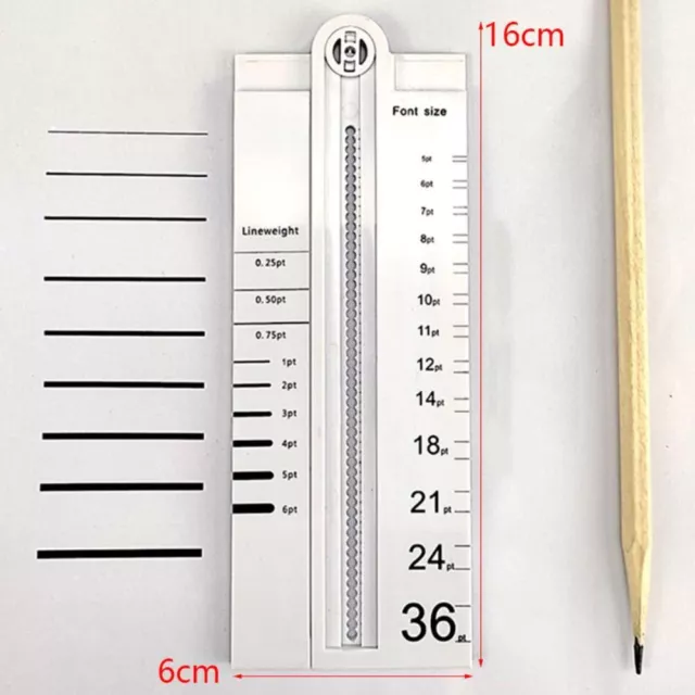 Multi-fonctionnel Sulateur Plastique Practeur Ruler de mesure  École et bureau 2