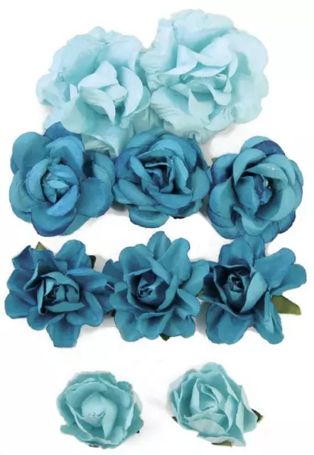 Kaisercraft Paper Blooms Flowers Sea Breeze Blue Ocean Water Nini's Things