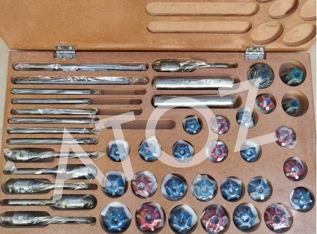 27 CUTTER SET HARDENED VALVE SEAT CUTTERS 3 ANGLE VALVE JOB ATV Gokart Bike