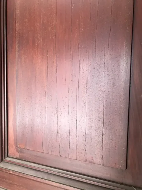 Antique Pair Large Thick Wood 36X108 Pocket Door Room Dividers Old VTG 237-23B 4