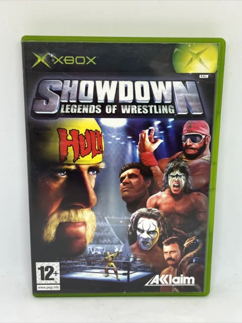 Showdown Legends Of Wrestling Xbox Original Complete With Manual Fully Tested