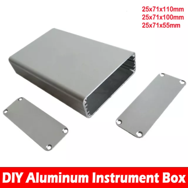 Aluminum Instrument DIY Case Project Box Enclosure Case Electronic