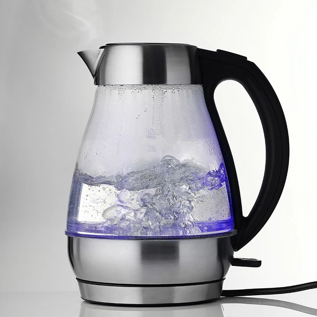 OVATION 2200W ILLUMINATING Blue LED Glass Light Up Electric Jug Kettle 1.7L £28.99 PicClick UK