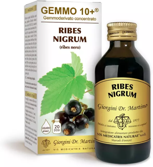 Integratore Alimentare, Ribes Nero Gemmoderivato Concentrato Liquido Analcoolico