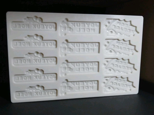 Lot de 2 moules à gâteau en silicone en forme de triangle 8 cavités