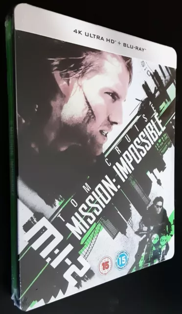 Mi 2 : Mission Impossible Steelbook Uk Blu-Ray 4K Avec Vf Neuf Sous Blister