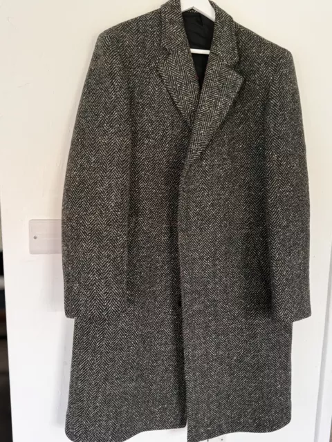 Dunn & Co 100% Wool Long Coat  Made In Great Britain - Multicoloured