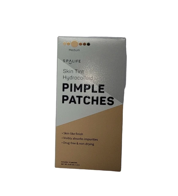 Spalife Hydrocolloid Pimple Patches Medium Tint Concealer 14ct