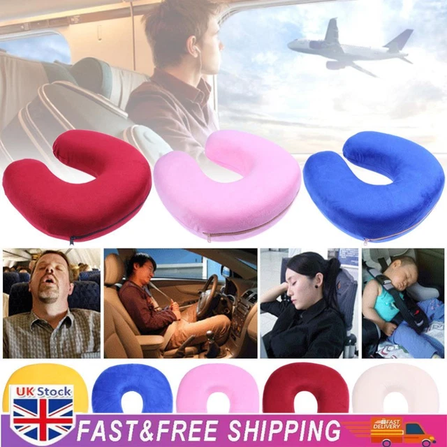 Neck Pillow Memory Foam U Shape Car Pillow Neck Head Support Office Cushion