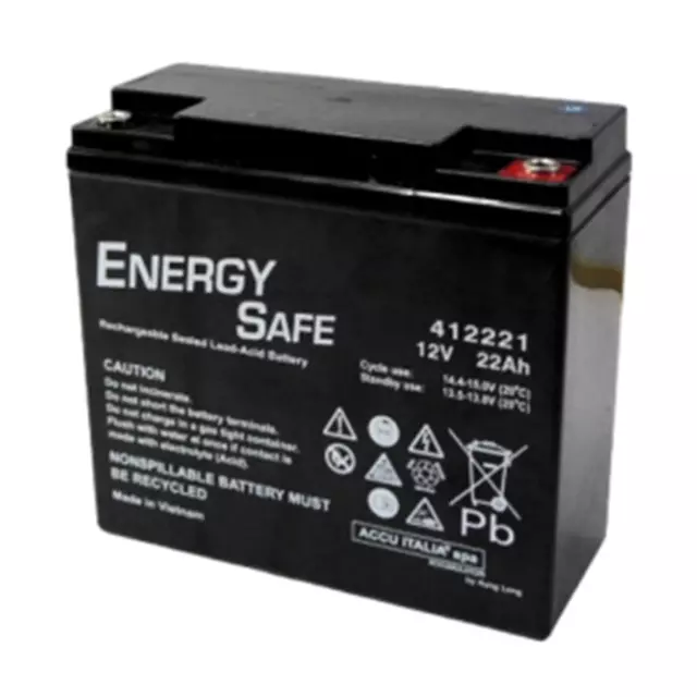 Batterie au plomb AGM VRLA série Energy Safe Starter 12V 22Ah C20 (FM6)...