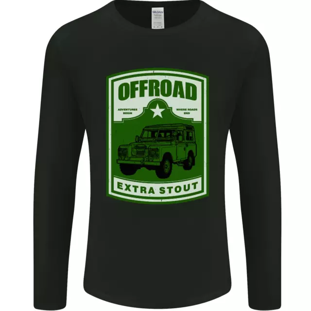 T-shirt a maniche lunghe Offroad Extra Stout 4X4 Offroading Off Road da uomo