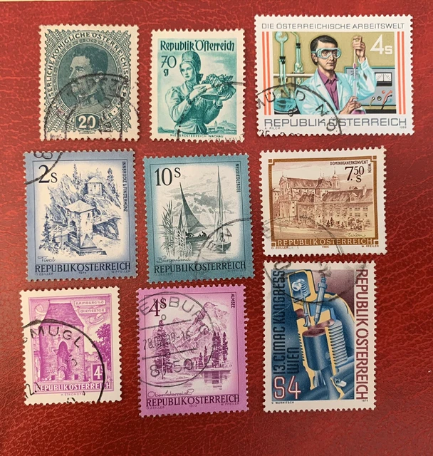 Briefmarken, Österreich kleines lot 18,!Siehe Foto