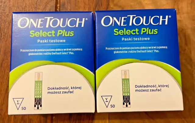 *100Stk*OneTouch Select Plus Blutzuckerteststreifen NEU/OVP 06/2025 (2x50 Stk)