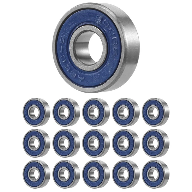 16Pcs Professional Frictionless ABEC 9 Skateboard Roller Wheels High Precis G2Z9